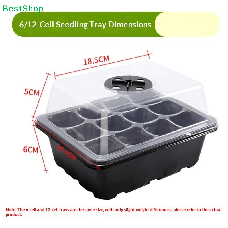 6/12-Cell Home Seed Starter Tr - огляд і ціна Humidity Dome Kit