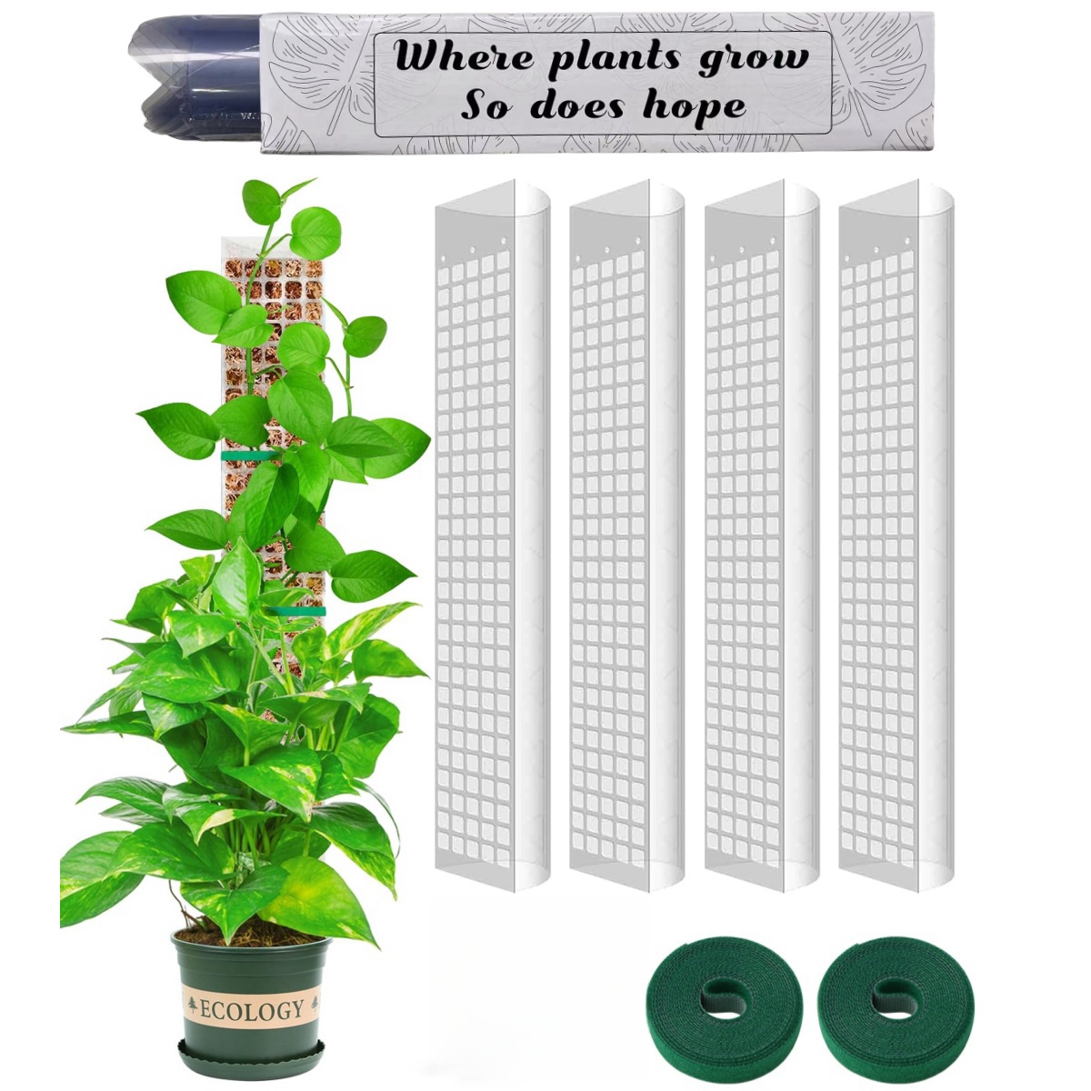 Moss Pole Plastic Plant Stand  - огляд і ціна Sphagnum Moss Dry
