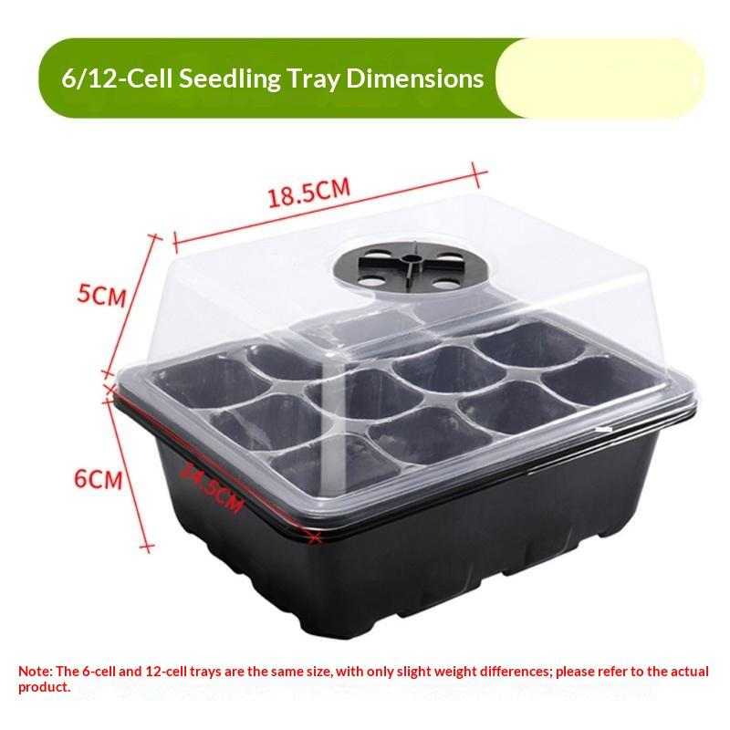 6/12-Cell Home Seed Starter Tr - огляд і ціна Humidity Dome Kit